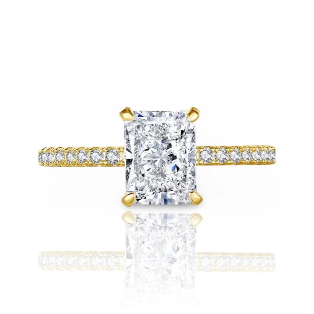 Luna Gold Gem | 925 Sterling Silver