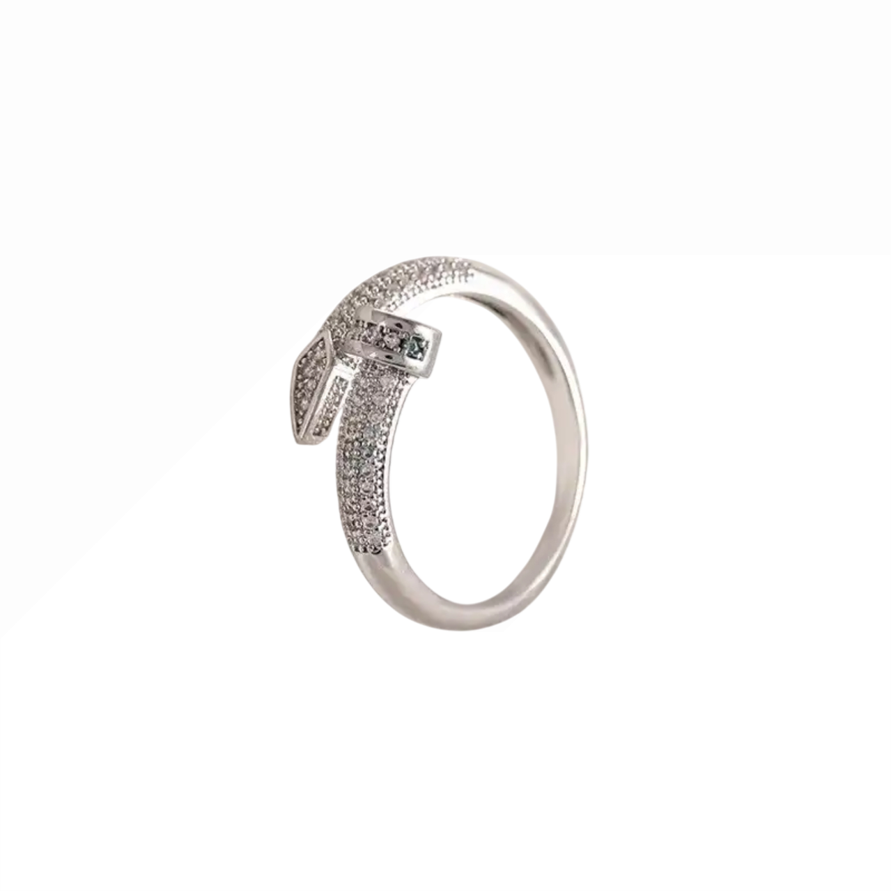Rhinestone Nail Ring