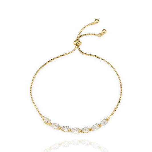 Golden Cascade Bracelet