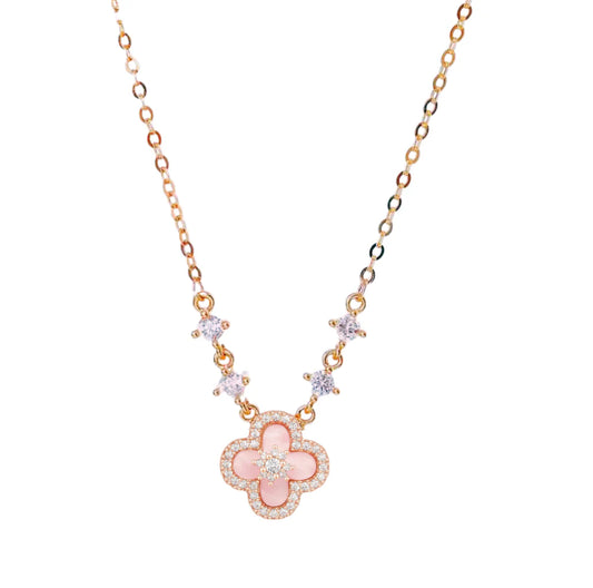 Blush Clover Pendant