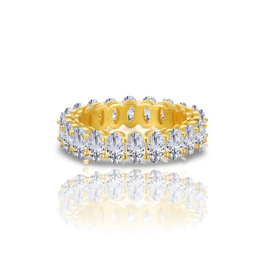 Nova Radiance Band Gold | 925 Sterling Silver