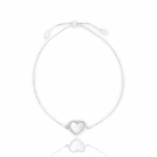 The Luminous Heart Bracelet Silver