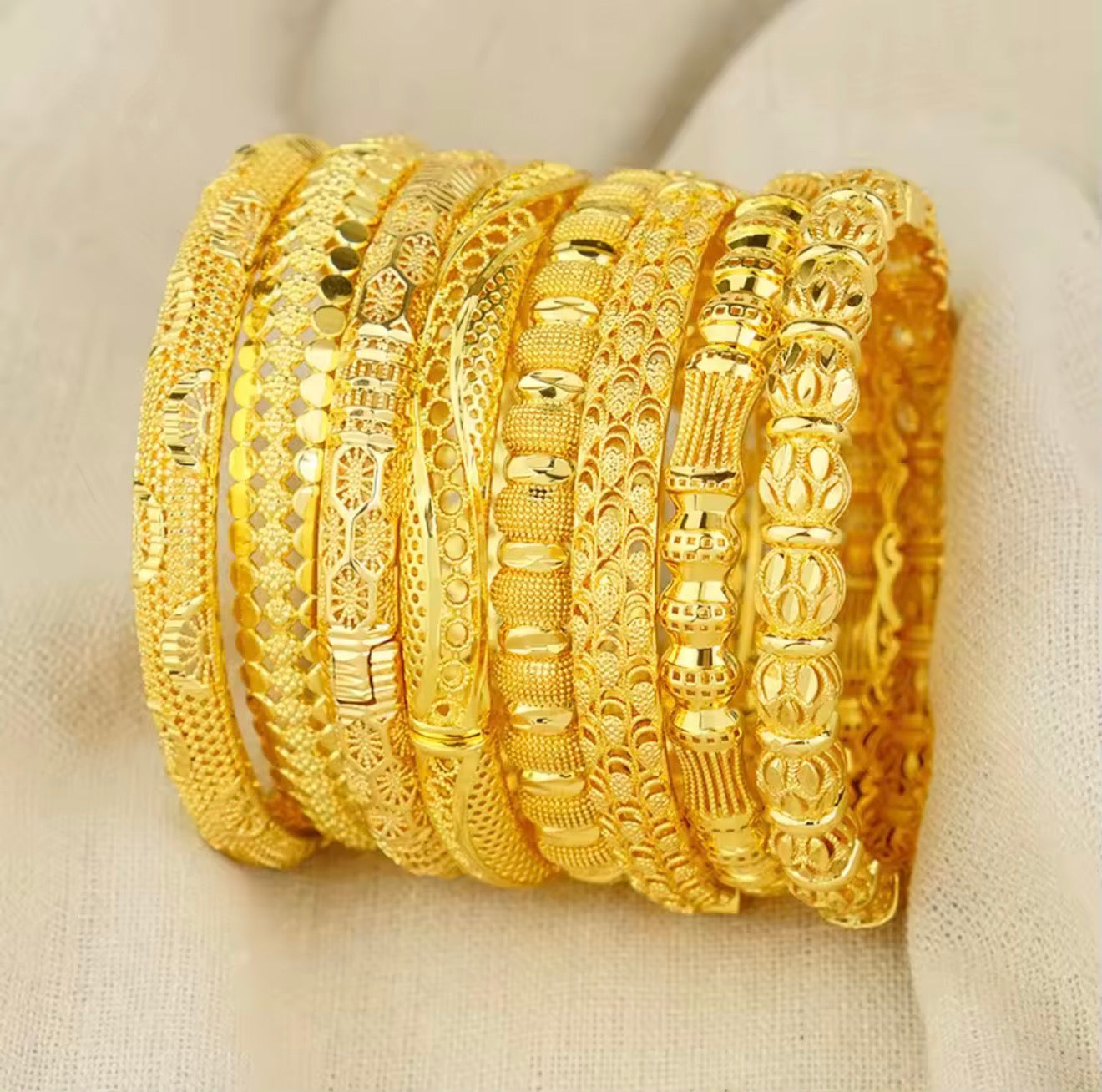 Aurelia Bangles 24K gold plating