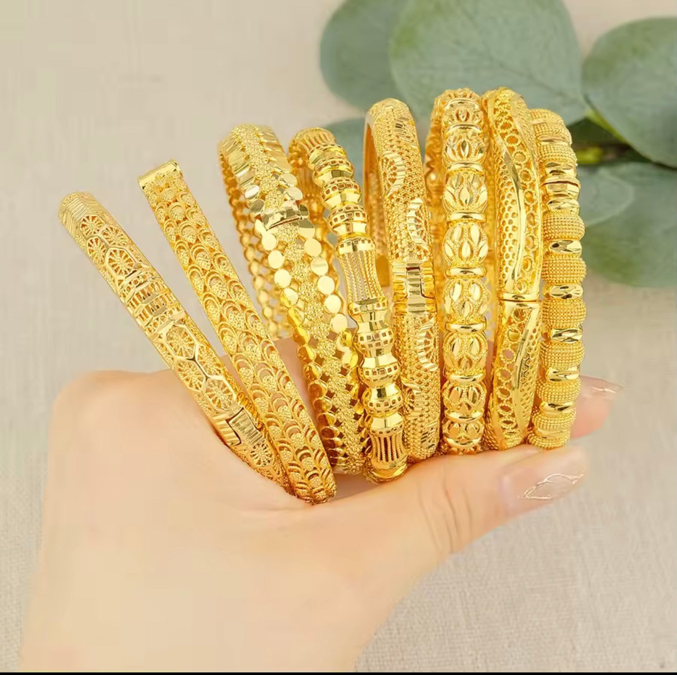 Aurelia Bangles 24K gold plating