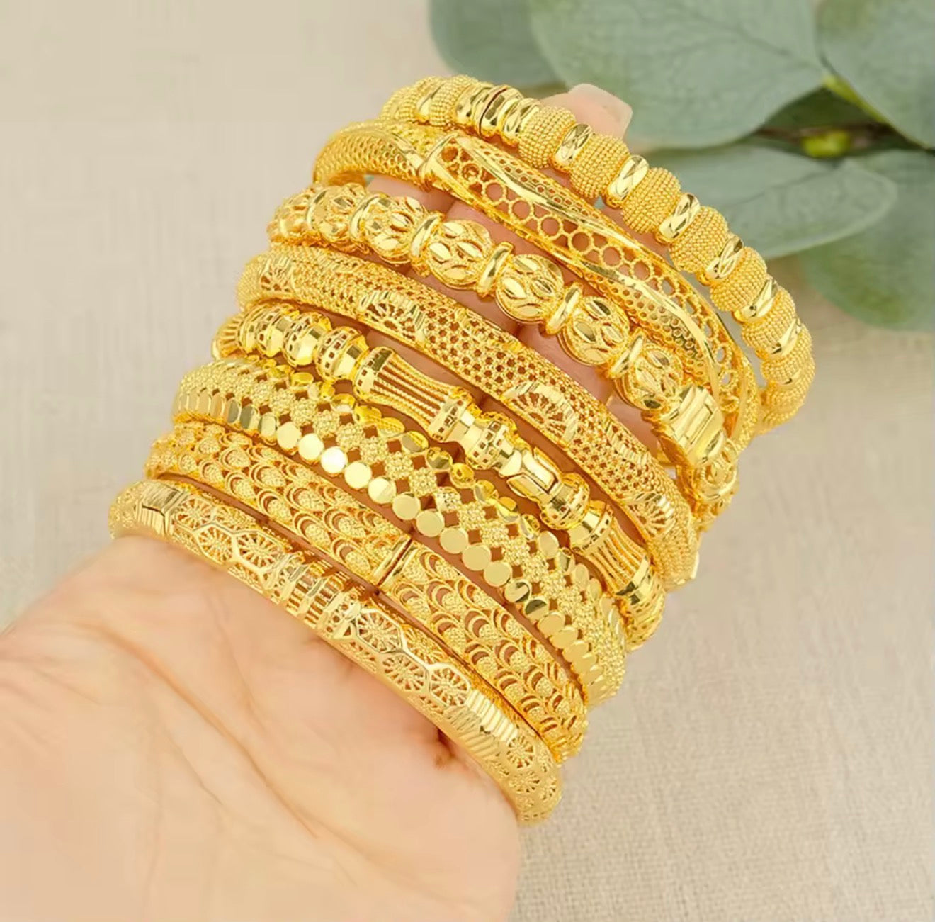 Aurelia Bangles 24K gold plating