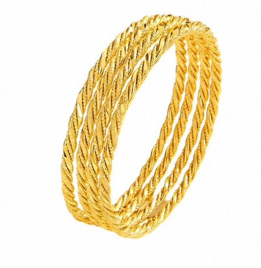Velora Bangles 24K Gold Plating