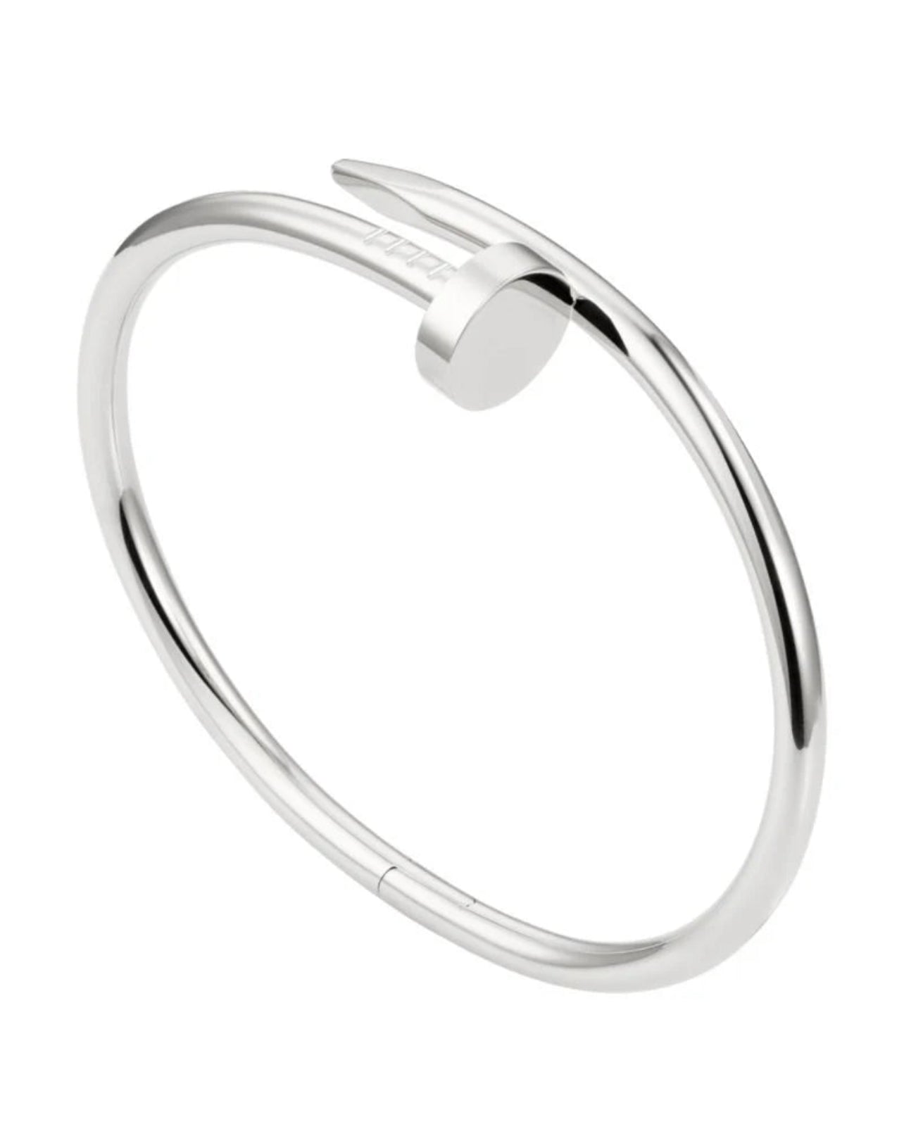 Silver Nail Bracelet