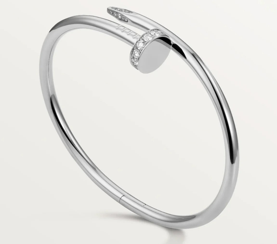 Silver Nail Bracelet