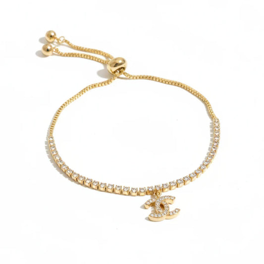 Rhinestone Tennis Luxe
